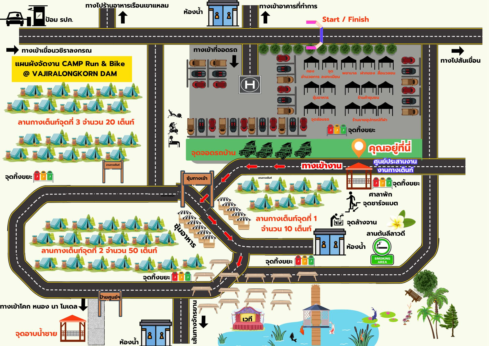 จุดรับบิบและเสื้อ